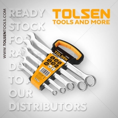 BỘ 5 CỜ LÊ VÒNG MIỆNG 8/10/13/17/19MM TOLSEN - 15886