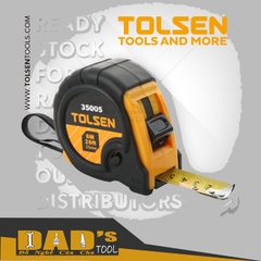 THƯỚC CUỘN THÉP BỌC NHỰA MỀM 3/5/8M - TOLSEN