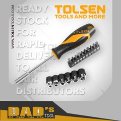 BỘ TUA VÍT ĐỔI ĐẦU 17 CHI TIẾT TOLSEN - 20045