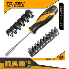 BỘ TUA VÍT ĐỔI ĐẦU 17 CHI TIẾT TOLSEN - 20045