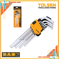BỘ 9 LỤC GIÁC ĐẦU BẰNG 1.5-10MM TOLSEN - 20048/49