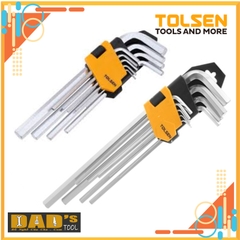 BỘ 9 LỤC GIÁC ĐẦU BẰNG 1.5-10MM TOLSEN - 20048/49
