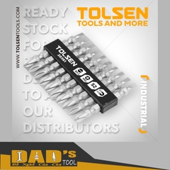 BỘ 10 MŨI VÍT 2 ĐẦU CỘNG TOLSEN - 20360