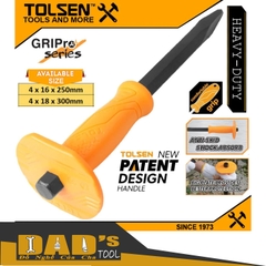 ĐỤC SẮT NHỌN 16/18MM TOLSEN - 25083/84