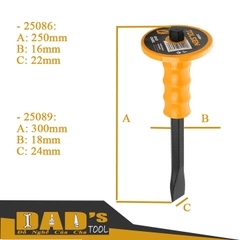 ĐỤC SẮT DẸP 24x18x300MM TOLSEN - 25089