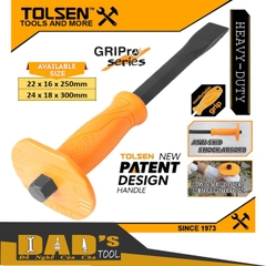 ĐỤC SẮT DẸP 22/24MM TOLSEN - 25087/88