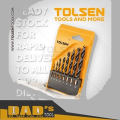 BỘ 8 MŨI KHOAN GỖ 3-10MM TOLSEN - 75626