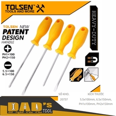 BỘ 4 TUA VÍT CHỐNG TRƯỢT TOLSEN - 20737