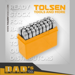 BỘ ĐÓNG CHỮ 3/6MM 27 CÂY A-Z TOLSEN - 25101/04