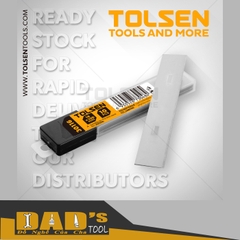 LƯỠI DAO DÙNG CHO SỦI 30006 100x18.5x0.4MM (TÉP 10 LƯỠI) TOLSEN - 30116