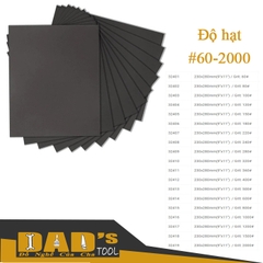 BỘ 10 TỜ GIẤY NHÁM ƯỚT 230x280mm #60-2000 TOLSEN 32401-19