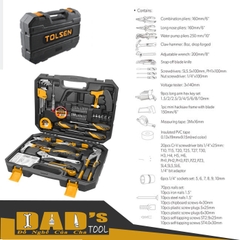BỘ DỤNG CỤ 119 CHI TIẾT TOLSEN - 85350