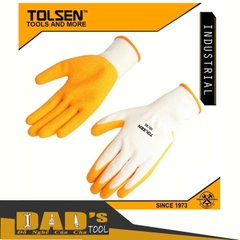 GĂNG TAY TRÁNG CAO SU MỘT MẶT CÔNG NGHIỆP 10(XL) TOLSEN - 45016