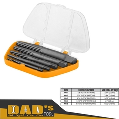 BỘ 5 MŨI KHOAN ỐC GÃY TOLSEN - 33505