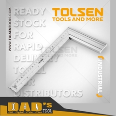 THƯỚC GÓC NHÔM (CÔNG NGHIỆP) 250/300mm TOLSEN - 35038/39
