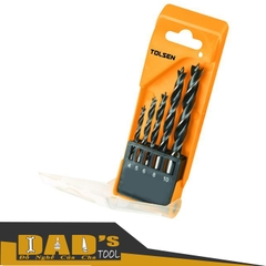 BỘ 5 MŨI KHOAN GỖ 4-10MM TOLSEN - 75625