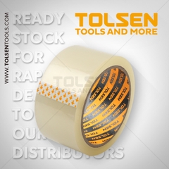 BĂNG KEO TRONG SIÊU TRẮNG 48MMM TOLSEN 50203/06