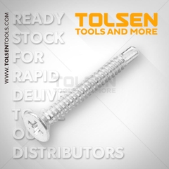 VÍT TỰ KHOAN ĐẦU CHÌM  4.8MM TOLSEN 54180-83