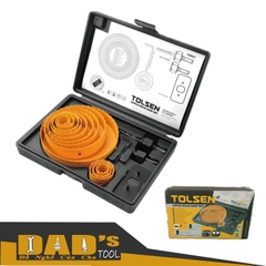 BỘ MŨI KHOÉT SẮT 16 CHI TIẾT TOLSEN - 75867