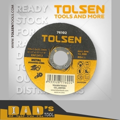 ĐĨA CẮT SẮT-INOX 105-125x1.2MM TOLSEN 76101-03