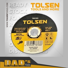 ĐĨA CẮT SẮT-INOX MỎNG 100/115/125x1.0MM TOLSEN - 76131/32/33