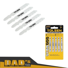 LƯỠI CƯA LỌNG DÙNG CHO SẮT (VỈ 5 LƯỠI) 75MM-12/21TPI TOLSEN - 76811/12