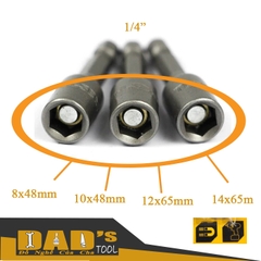 BỘ 3 MŨI VÍT BẮN TÔN (CÓ TỪ) 12-14x65MM TOLSEN 77847/49