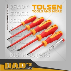 BỘ TUA VÍT CÁCH ĐIỆN 1000V 6 CÂY TOLSEN - 38013