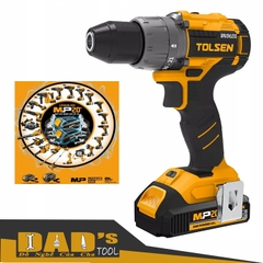 MÁY KHOAN PIN (KHÔNG BÚA) 20V 13MM (KHÔNG THAN) TOLSEN - 87252