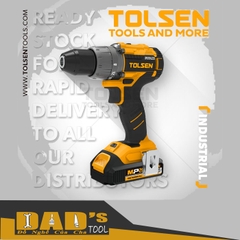 MÁY KHOAN PIN (KHÔNG BÚA) 20V 13MM (KHÔNG THAN) TOLSEN - 87252