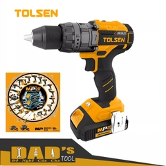 MÁY KHOAN PIN (CÓ BÚA) 20V 13MM (KHÔNG THAN) TOLSEN - 87254