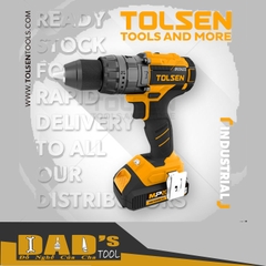 MÁY KHOAN PIN (CÓ BÚA) 20V 13MM (KHÔNG THAN) TOLSEN - 87254