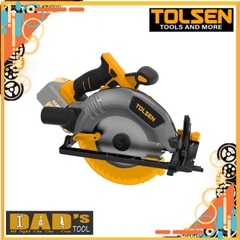 THÂN MÁY CƯA GỖ PIN 20V 185MM ĐỘNG CƠ KHÔNG CHỔI THAN TOLSEN - 87282