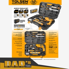 BỘ DỤNG CỤ 94 CHI TIẾT KÈM MÁY KHOAN ĐIỆN 710W TOLSEN - 79685