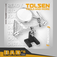 GIÁ KẸP LINH KIÊN ĐIỆN TỬ CÓ KÍNH LÚP 62MM TOLSEN - 38090