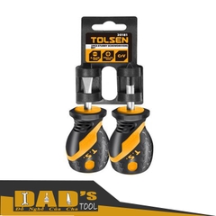 BỘ 2 CÂY TUA VÍT NGẮN 38MM TOLSEN - 20181