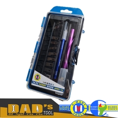 BỘ DAO THỦ CÔNG ĐA NĂNG 14 CHI TIẾT C-MART A0301-14