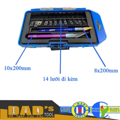 BỘ DAO THỦ CÔNG ĐA NĂNG 14 CHI TIẾT C-MART A0301-14