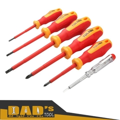 BỘ TUA VÍT CÁCH ĐIỆN 1000V 6 CÂY TOLSEN - 38013
