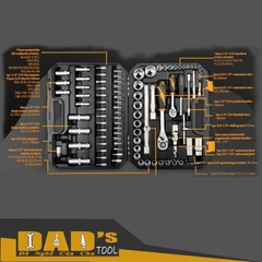 BỘ TUÝP 94 CHI TIẾT TOLSEN - 15145