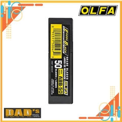 LƯỠI DAO RỌC GIẤY 9x80x0,38 mm ĐEN OLFA ASBB-10/ABB-50