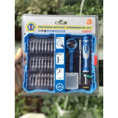 BỘ TUA VÍT ĐIỆN TỬ 31 Chi tiết C-MART C0051