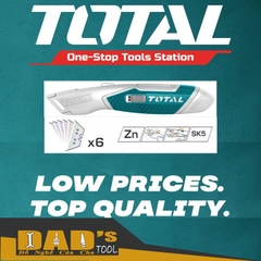 DAO RỌC LƯỠI LIỀN 61x19MM (Kèm 6 Lưỡi) TOTAL - TG5126101