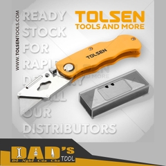 DAO RỌC XẾP LƯỠI LIỀN 61x19MM (KÈM 5 LƯỠI) TOLSEN - 30007