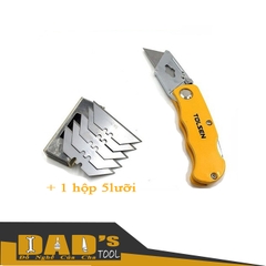 DAO RỌC XẾP LƯỠI LIỀN 61x19MM (KÈM 5 LƯỠI) TOLSEN - 30007