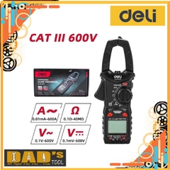 MÁY ĐO ĐA NĂNG KĨ THUẬT SỐ 600V AC/DC DELI – DL334203 (AMPE KỀM)