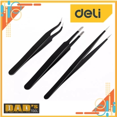 BỘ 3 CÂY NHÍP GẤP LINH KIỆN ĐIỆN TỬ DELI - DL396003