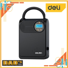 MÁY BƠM LỐP Ô TÔ MINI 80W 25L/PHÚT DELI – DL880590