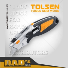 DAO RỌC CÁN NHÔM LƯỠI LIỀN 61x19MM (KÈM 3 LƯỠI) TOLSEN - 30019