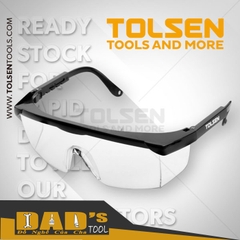 KÍNH BẢO HỘ NHỰA GỌNG ĐEN TOLSEN - 45071